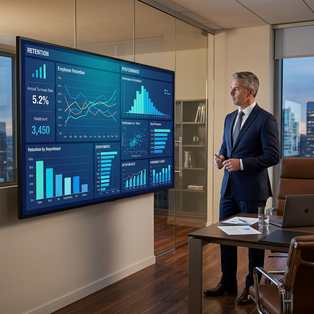 AI-powered workforce analytics dashboard