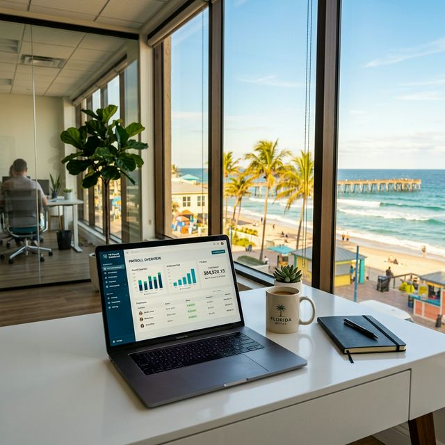 BlueWave HR payroll dashboard for Nocatee businesses