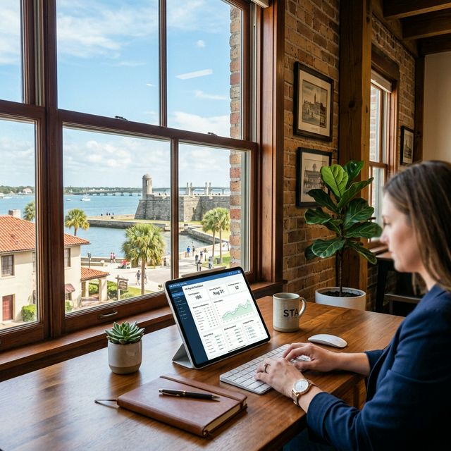 BlueWave HR payroll dashboard for St. Augustine businesses